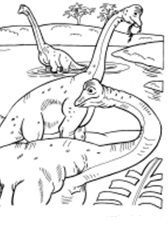 malvorlagen für kinder. gratis malbuch. dinosaurier